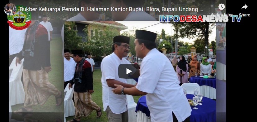 Video Bukber Keluarga Pemda Di Halaman Kantor Bupati Blora, Bupati Undang Wartawan