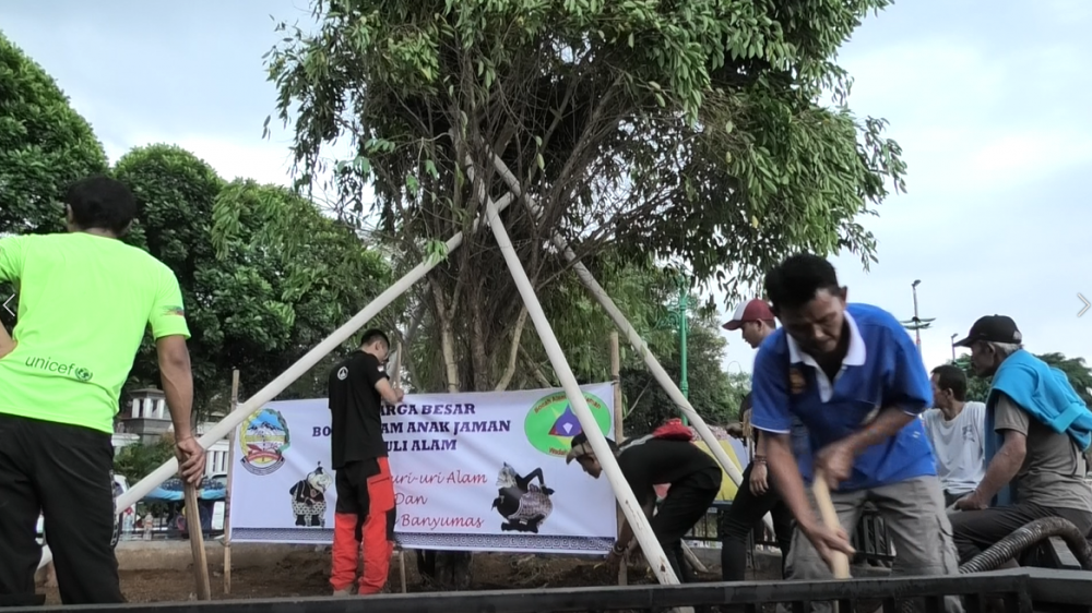 Bupati Pimpin Penanaman Pohon Beringin Pengganti