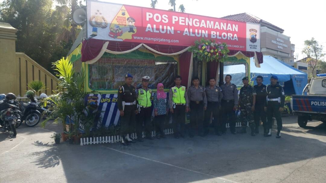 Polres Blora Dirikan Pos Pam Dan Pos Yan Operasi Ketupat Candi 2019 Di Lokasi Strategis