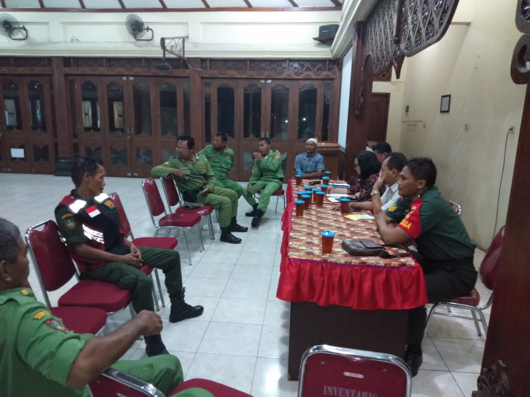 Jelang Hari Raya Idhul Fitri, Serka Yudi Widiyanto Rapat Koordinasi Pengamanan Lebaran