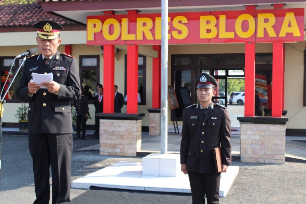 Polres Blora Gelar Upacara Peringatan Hari Lahir Pancasila