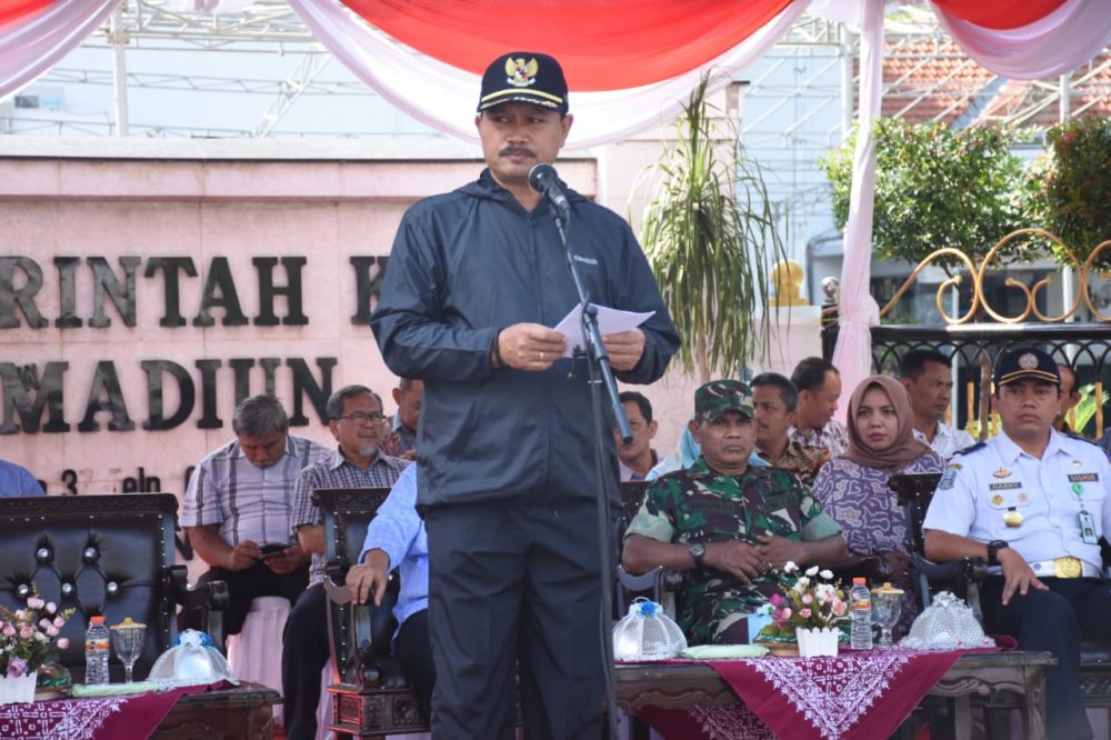 Wakili Dandim, Kasdim Madiun Dampingi Walikota Lepas Balik Bareng Gratis 2019
