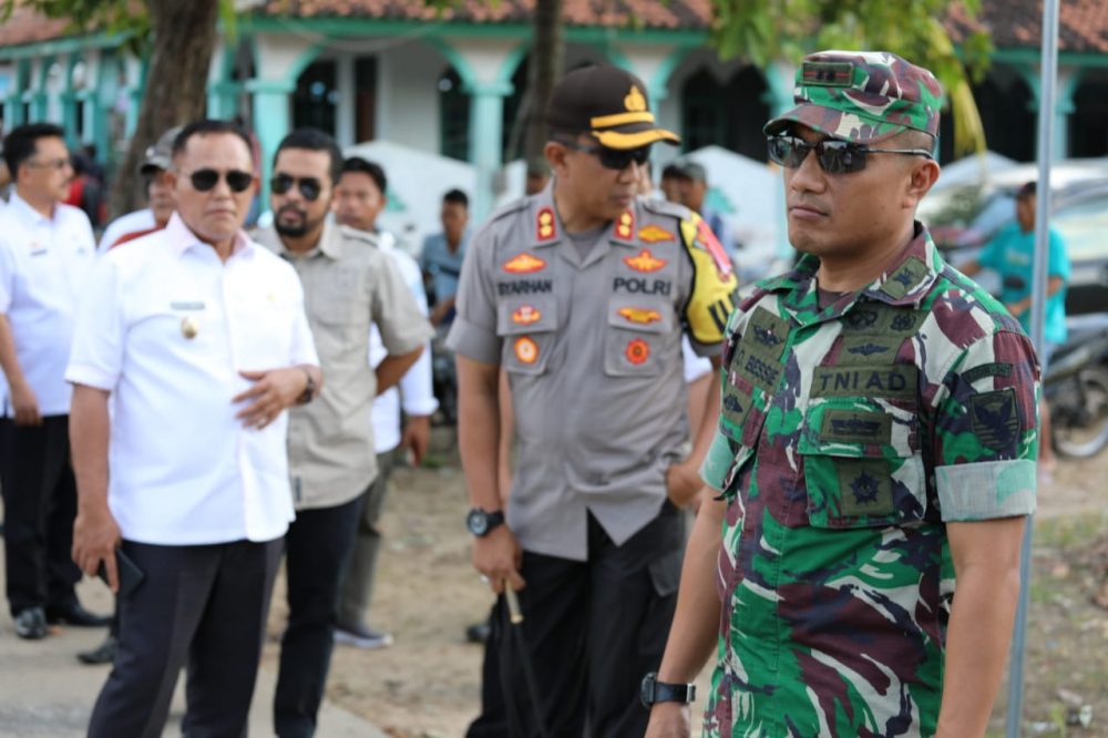 Nanang Dan Kapolres Serta Dandim Pantau Jalanya Pilkades