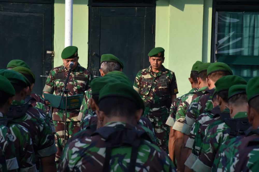 Apel Pagi, Dandim 0803/Madiun Ingatkan Tugas Dan Tanggung Jawab Sebagai Prajurit TNI – AD