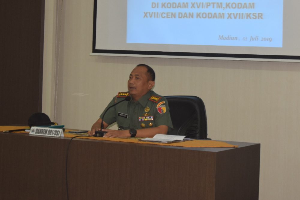 Kepada Satgas Apter, Danrem DSJ : Tugas ini Merupakan Penghargaan