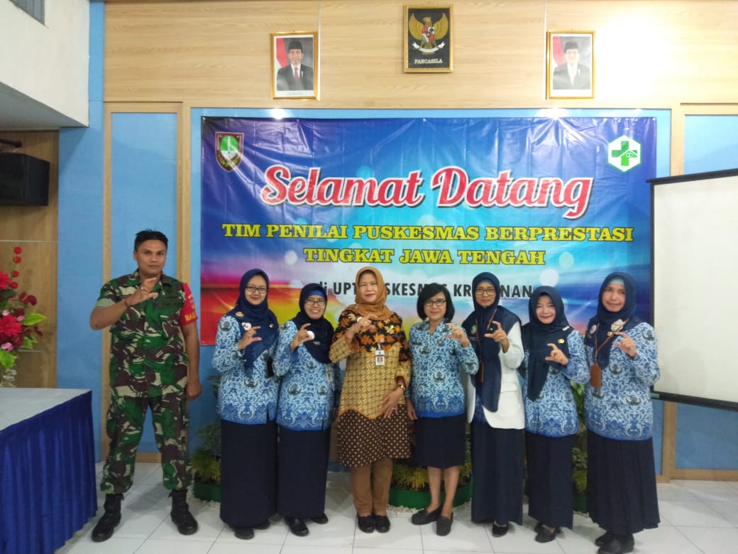 Peran Aktif Babinsa Kelurahan Kratonan Dalam Pembukaan Penilaian Pukesmas Berprestasi