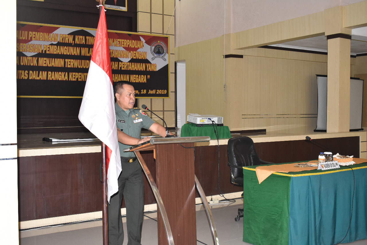 Tingkatkan Pertahanan Aspek Darat, Korem 081/DSJ Gelar Bin RTRW