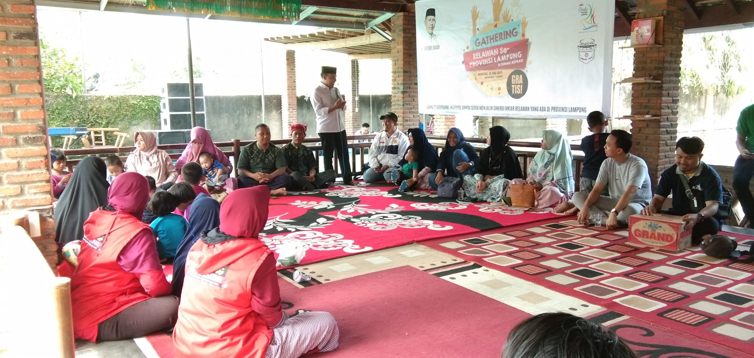 Puluhan Komunitas Relawan Se Provinsi Lampung Gelar Gathering