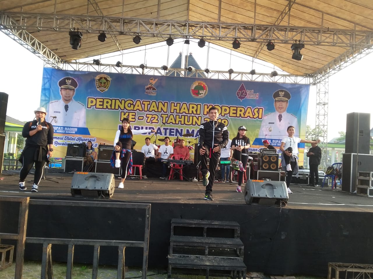 Danramil 0803/08 Mejayan Hadiri Hari Jadi Koperasi Ke 72 Tahun 2019 Kabupaten Madiun