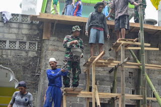 Semangat Tinggi warga dukung program TMMD Kodim 0808/Blitar