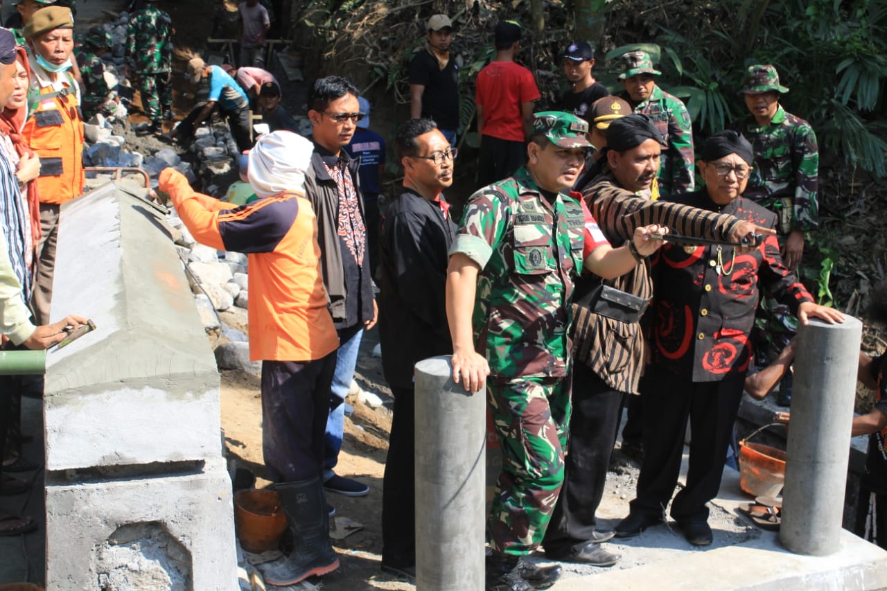 Dandim 0808/Blitar Sebelum Penutupan Target Program TMMD Selesai