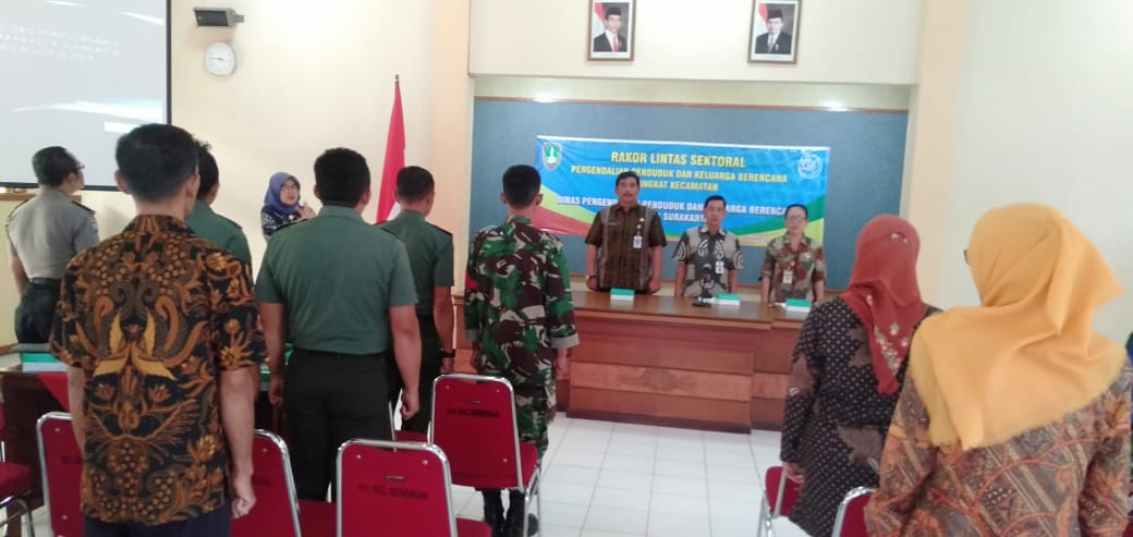 Bangun Sinergitas, Danramil 03/Serengan Melaksanakan Rakor Lintas Sektoral Dengan DPPKB