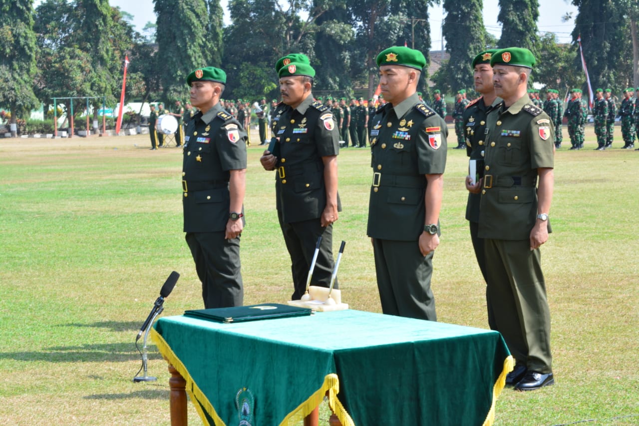 Dandim 0808/Blitar Hadiri Sertijab Danyon 511/DY Dan Dandim 0802/Ponorogo