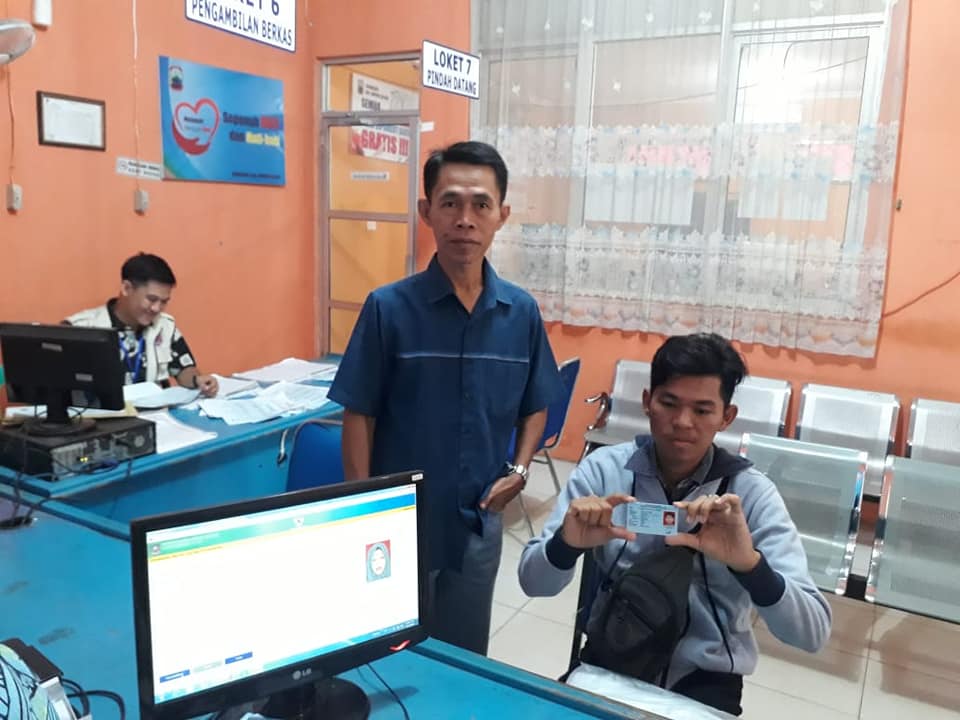 Blangko e-KTP Di Disdukcpil Lampung Selatan Masih Terbatas