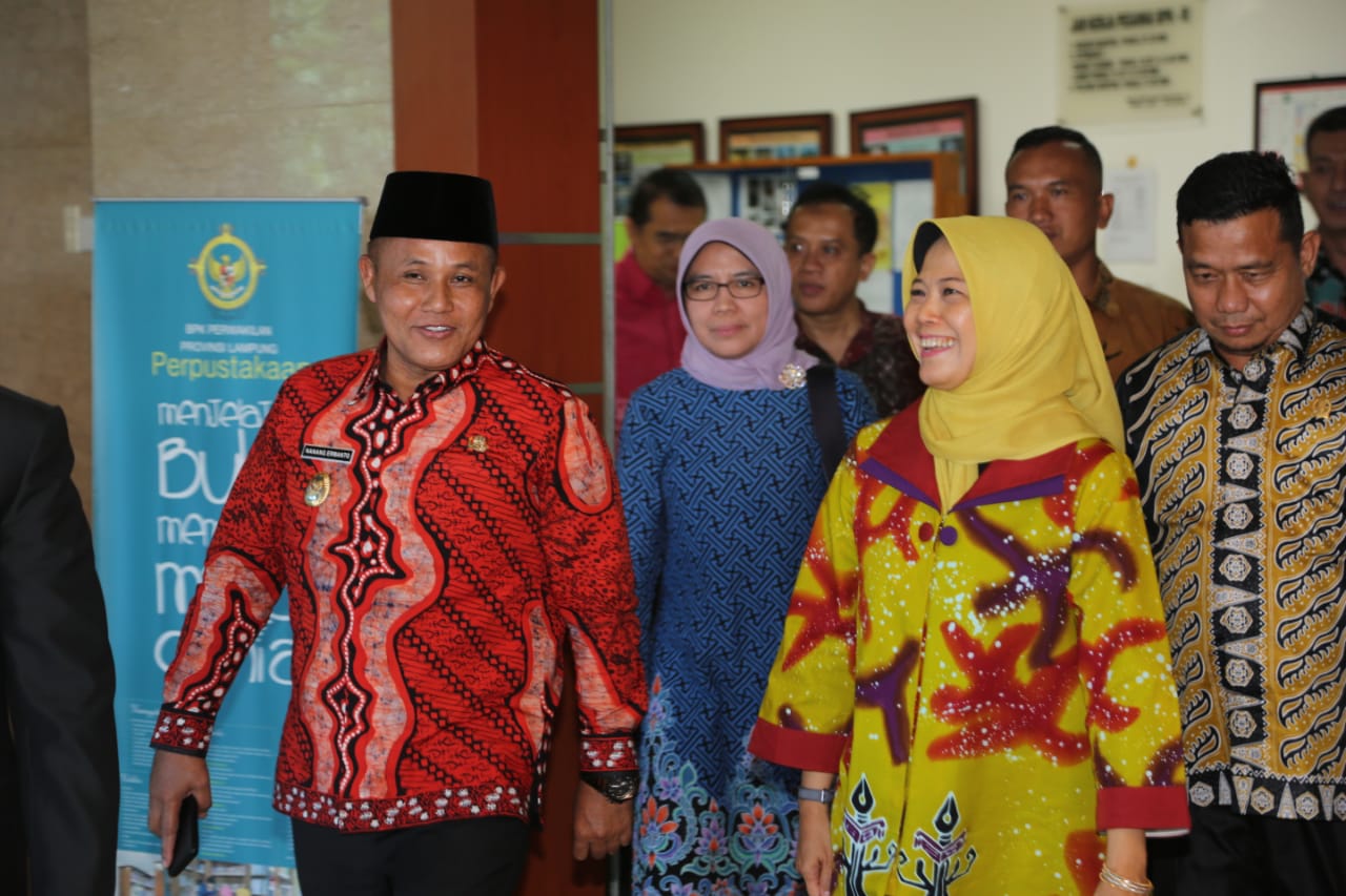 Plt Bupati Dan Ketua DPRD Lamsel Hadiri Sertijb BPK RI Perwakilan Lampung