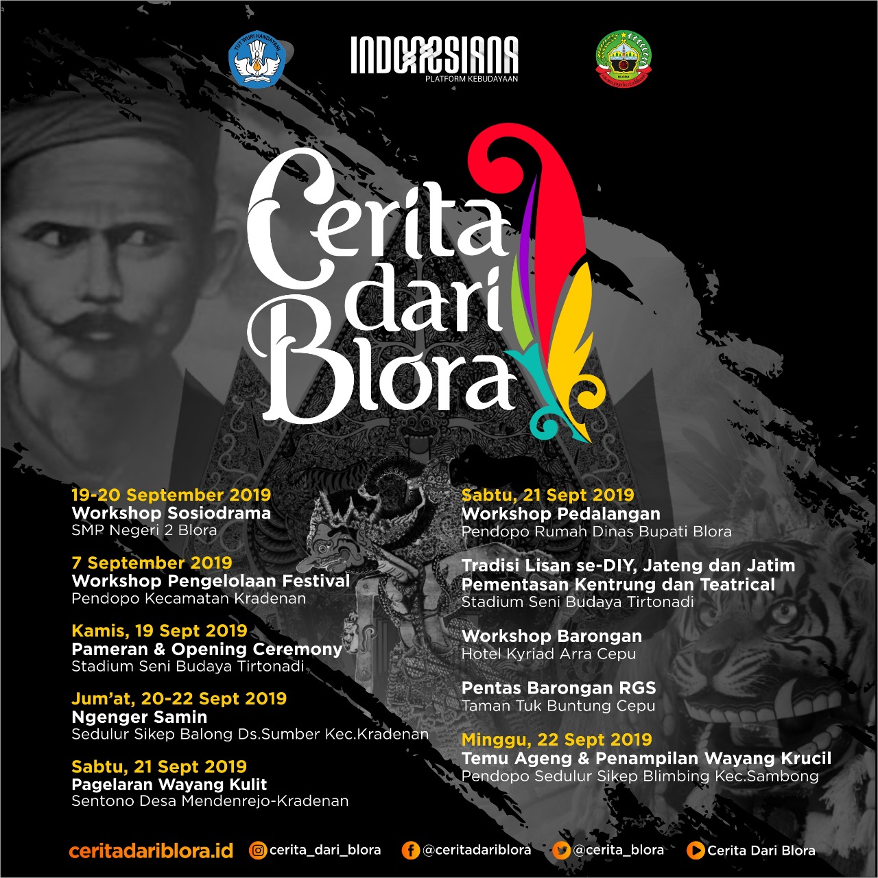 EVENT INDONESIANA “CERITA DARI BLORA” ANGKAT BUDAYA SAMIN