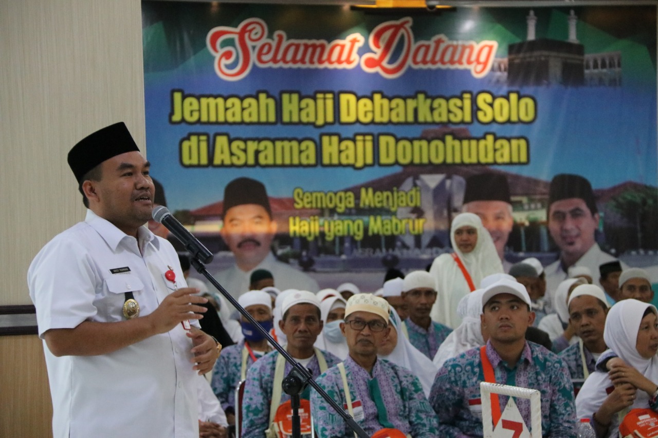 Ratusan Jamaah Haji Kabupaten Blora, Berdatangan Disambuat Wakil Bupati