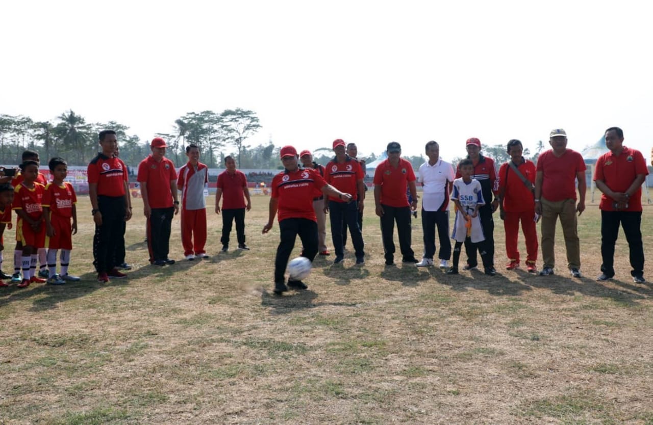 Kejurnas Sepak Bola U 11 Piala Bupati Lamsel Tahun 2019 Resmi Dibuka