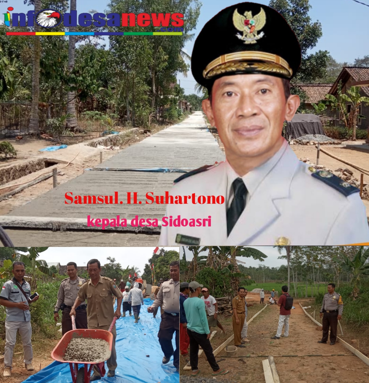 Samsul Realisasikan Pembangunan DD Tahun 2019 Tahap Ke II