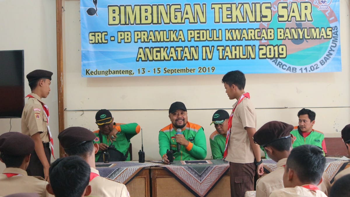 Pramuka Peduli Banyumas Gelar Bintek SAR