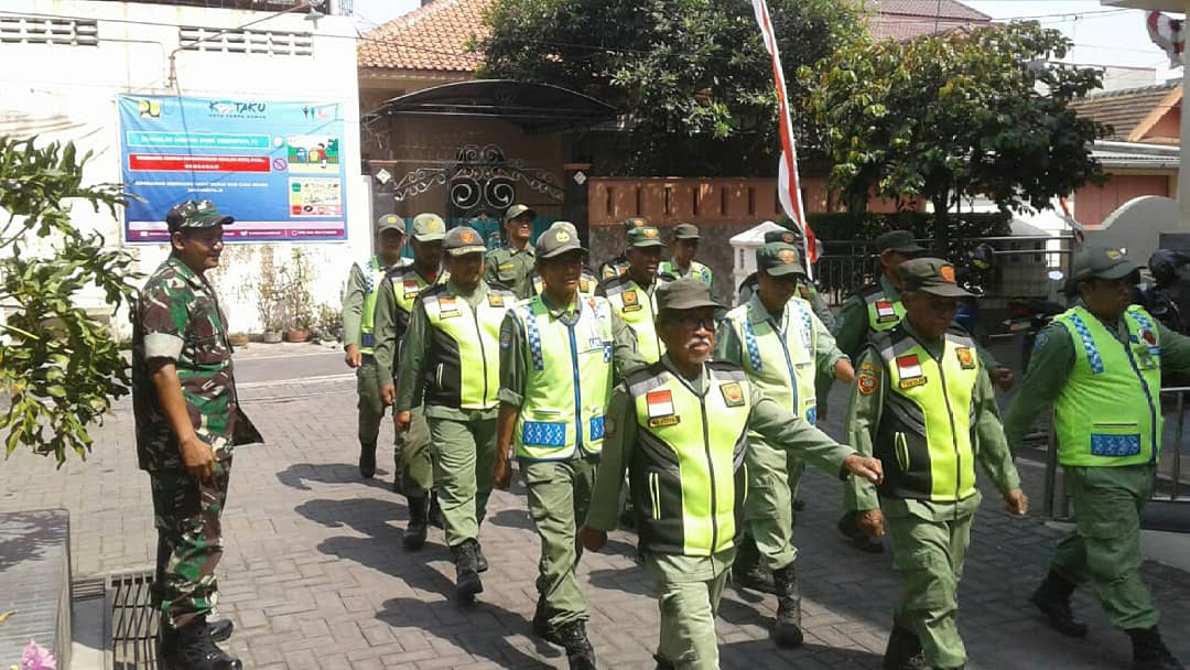 Babinsa Gembleng Kedisiplinan Kepada Linmas, Apa Tujuannya
