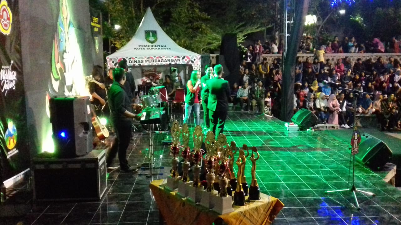 Pjs Danramil Jebres hadiri Malam Puncak Pemilihan Putra Putri Jebres Tahun 2019