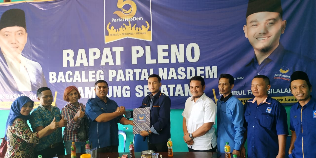 DPD Nasdem Resmi Buka Penjaringan Calon Kepala Daerah Lampung Selatan