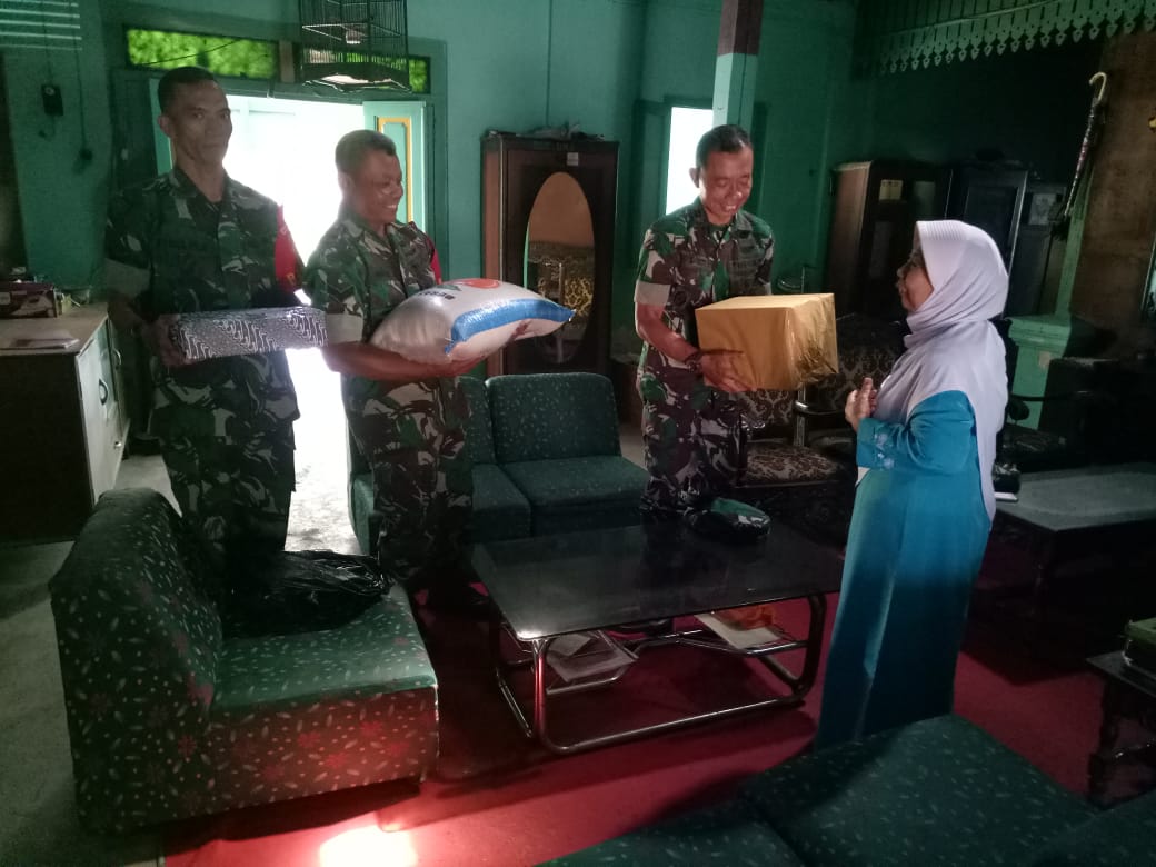 Kepedulian Koramil 03/Serengan Terhadap Keluarga Pahlawan