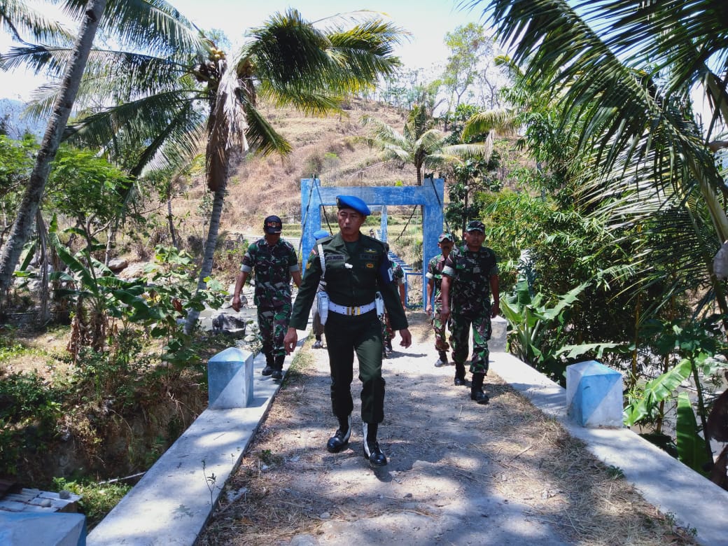 Subdenpom Ponorogo Petakan Rute Pengawalan Selama Kegiatan TMMD ke-106 Kodim Ponorogo