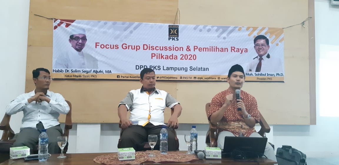 DPD PKS Lampung Selatan, Akan Menggelar FGD Dan Pemira