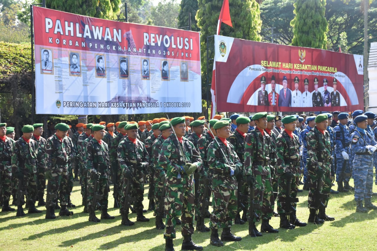 Dandim Madiun Peringati Hari Kesaktian Pancasila Di Monumen Kresek