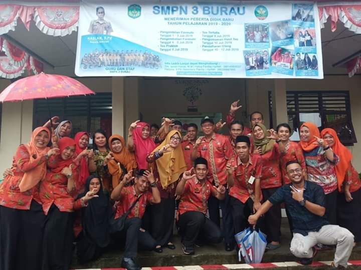 Jadi Lokus Penilaian Kabupaten Sehat,Kepsek SMPN 3 Burau Bangga