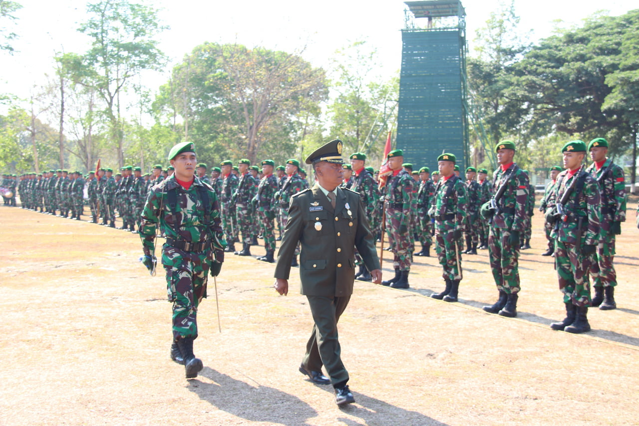 Kodim Blora Gelar Upacara HUT TNI di Yonif 410/Alugoro, Ini Amanat Panglima TNI