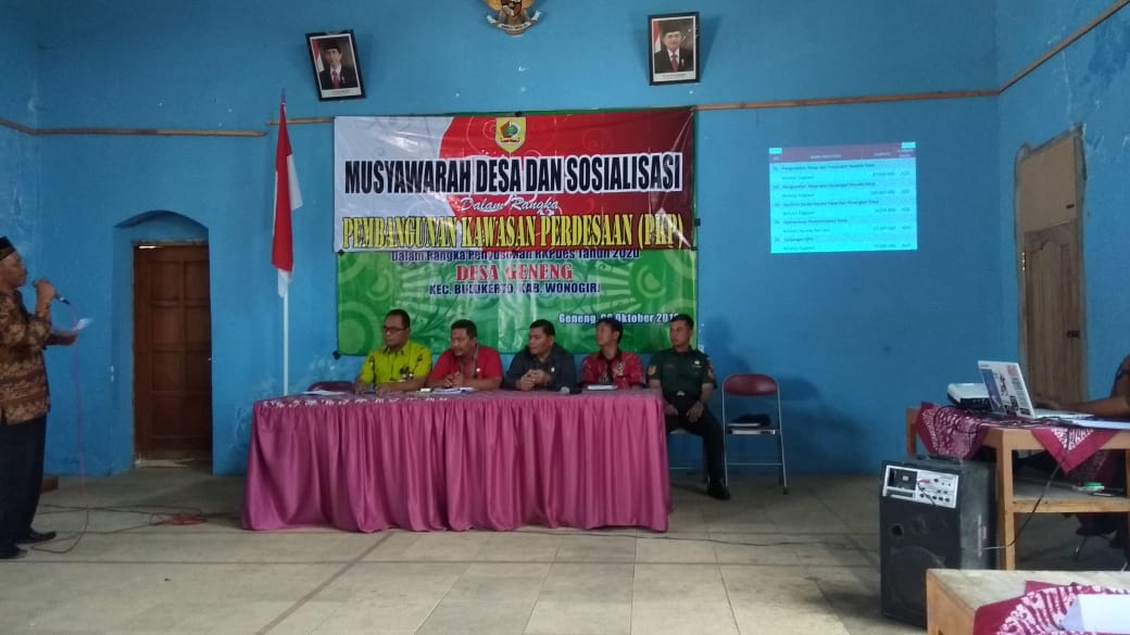 Babinsa Geneng : Musrenbangdes Sebagai Tempat Interaksi Dan Berdiskusi