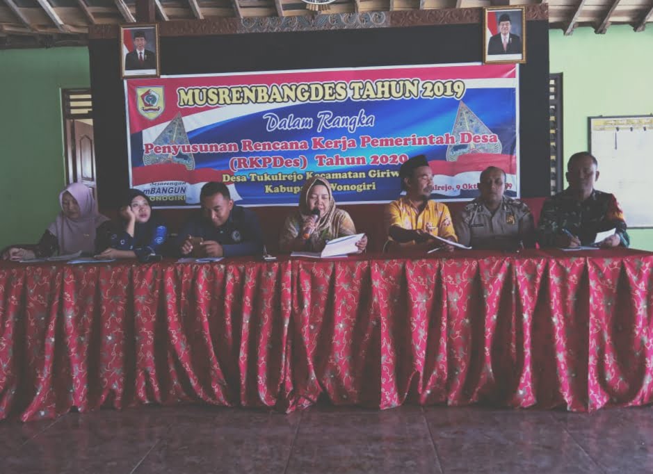 Babinsa Tukulrejo Hadiri Musrenbangdes