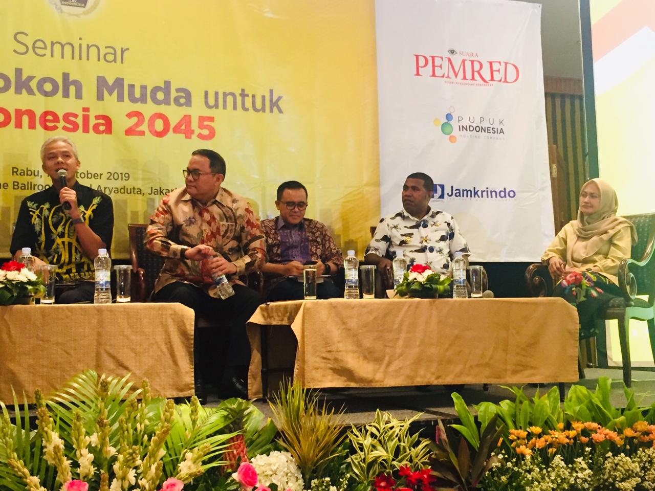 Seminar Nasional Yang di Selenggarakan PWI Pusat, Bupati Lutra Utarakan Mimpinya untuk Generasi Muda Indonesia Andal di 2045 