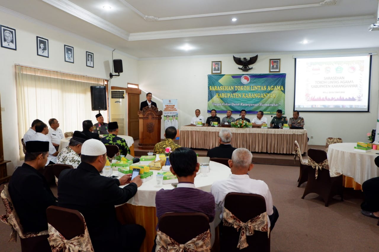Sarasehan Lintas Agama Bersama Bupati Karanganyar