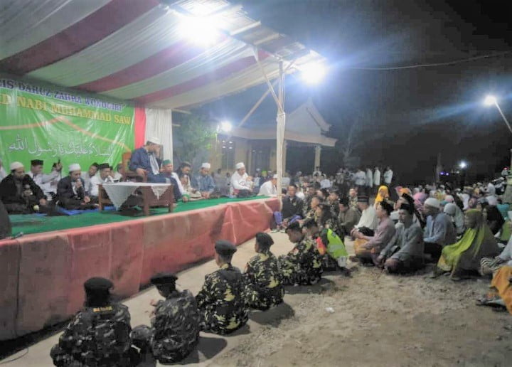 Peltu Dedi Kurniawan Hadiri Pengajian Dalam Rangka Maulid Nabi Muhammad SAW