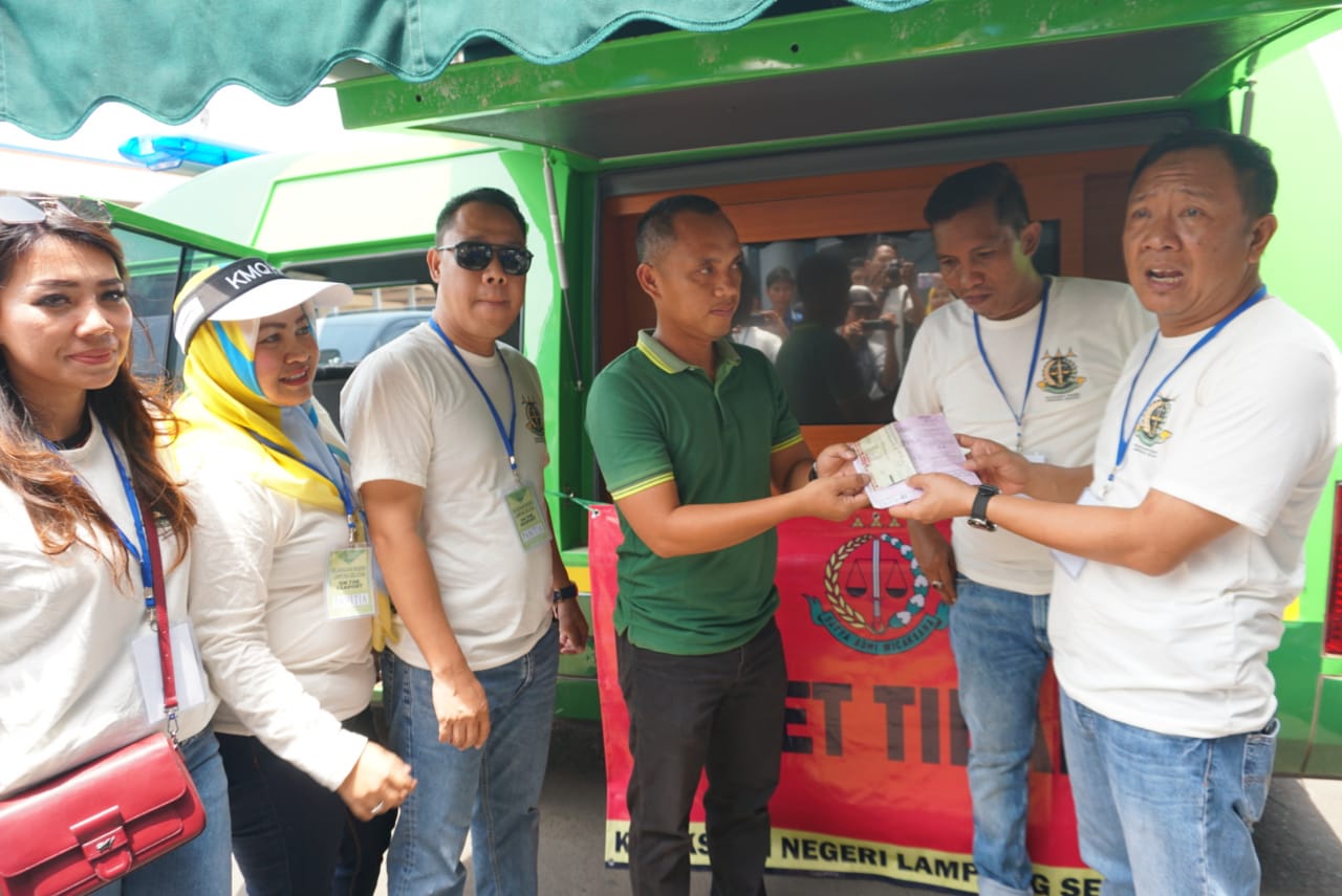 Kejari Lamsel Gelar Program On The Seaport Di Terminal  Bakauheni