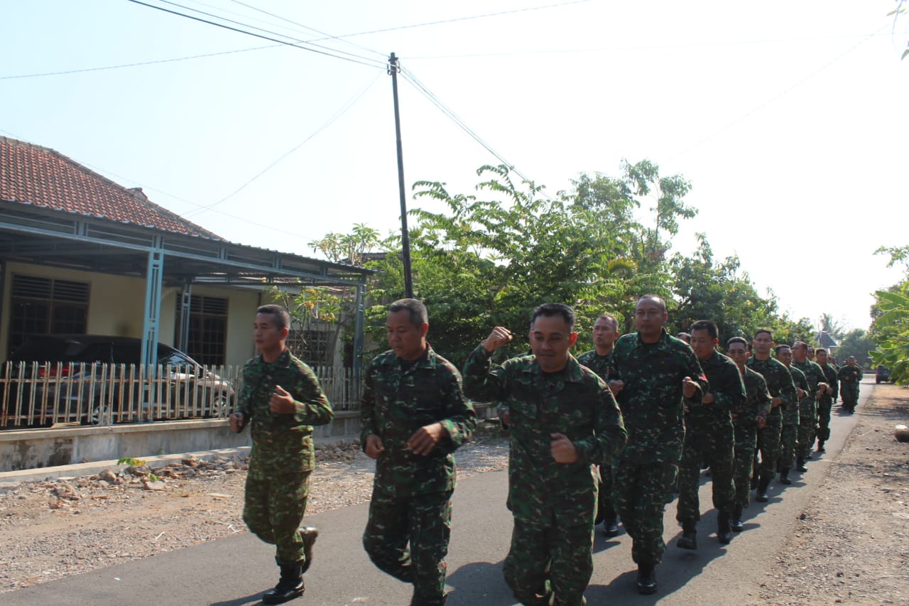 Jaga Ketahanan Fisik, Anggota Kodim 0728/Wonogiri Laksanakan Hanmars