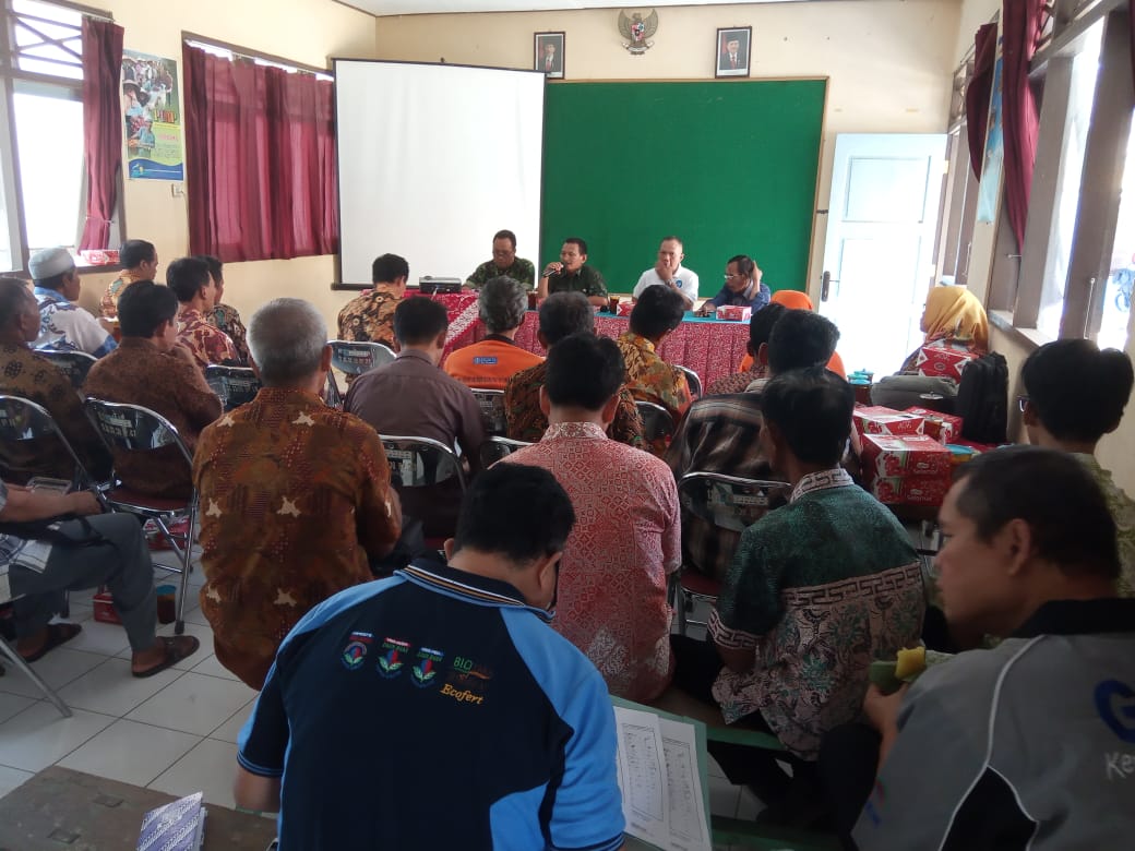 Tingkatkan Hasil Panen Pelda Imam Hadiri Pertemuan Rutin Gapoktan Sekecamatan Jumapolo