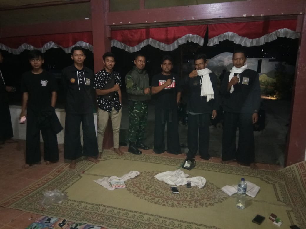 Babinsa Desa Harjosari Ajak Warga PSHT Untuk Tingkatkan Kamtibmas