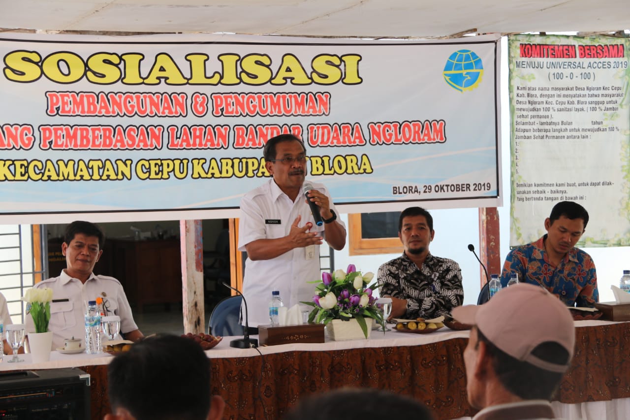 Pembesan Lahan untuk Pengembangan Ngloram Disosialisasikan