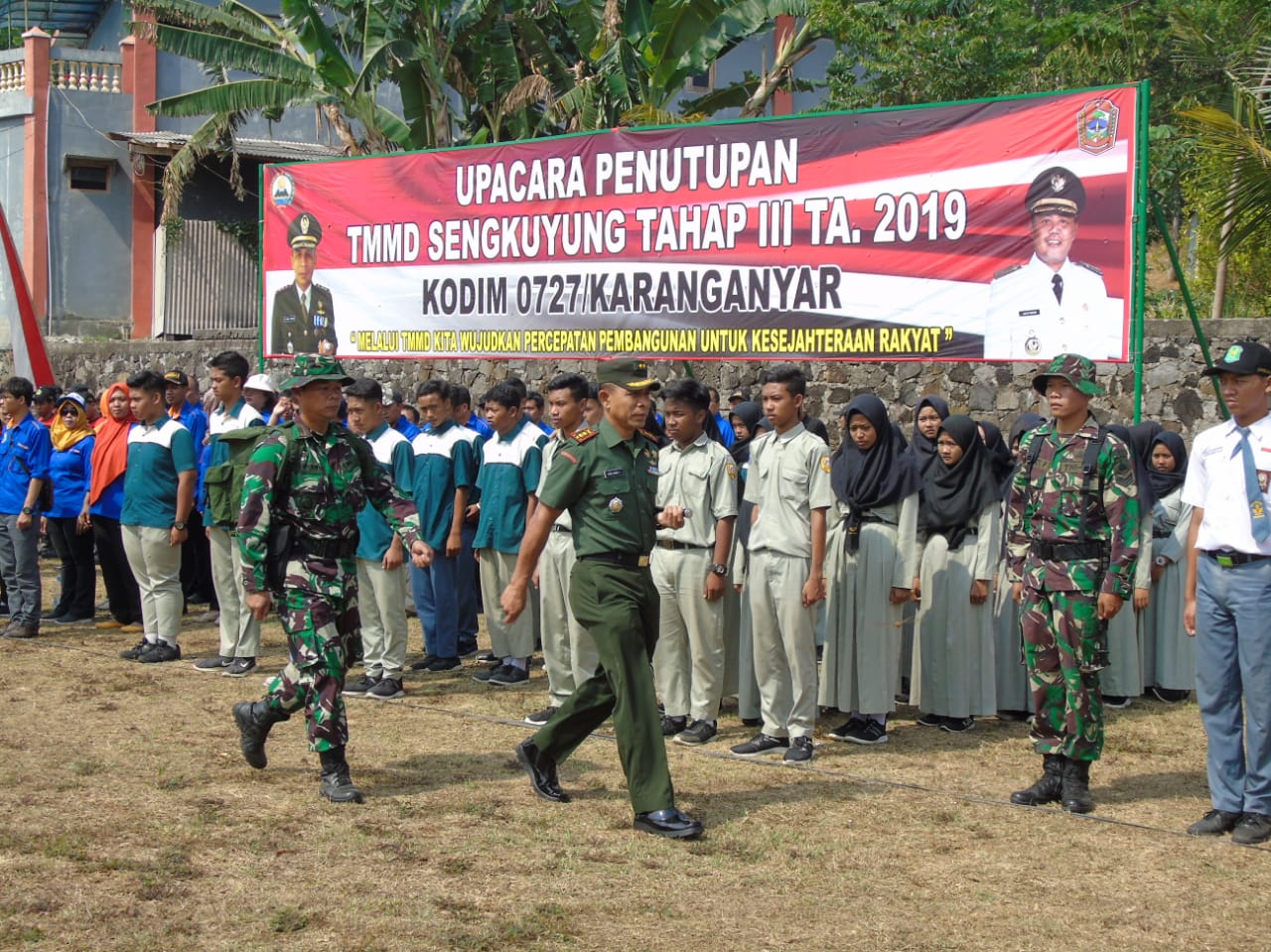 Resmi TMMD Sengkuyung Tahap III Kodim 0727 Karanganyar Ditutup