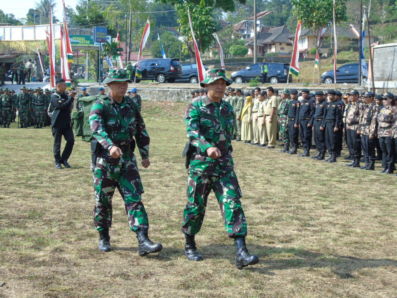 Persiapan Upacara Penutupan TMMD Sengkuyung Tahap III Kodim 0727 Karanganyar Gelar Gladi Bersih