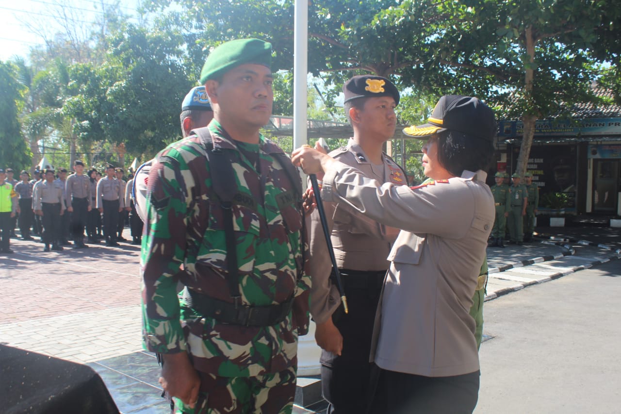 Satu Pleton Kodim 0728/Wonogiri Ikuti Apel Konsolidasi Ops Mantap Brata Candi 2018