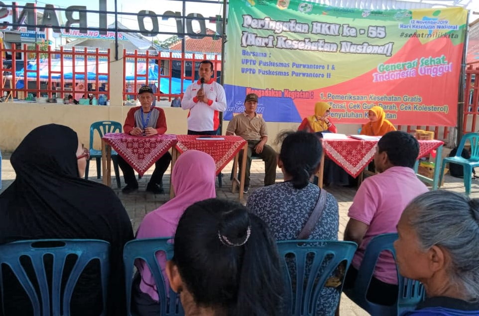 Forkopimcam Purwantoro Hadiri Posbindu Peringati HKN Ke-55