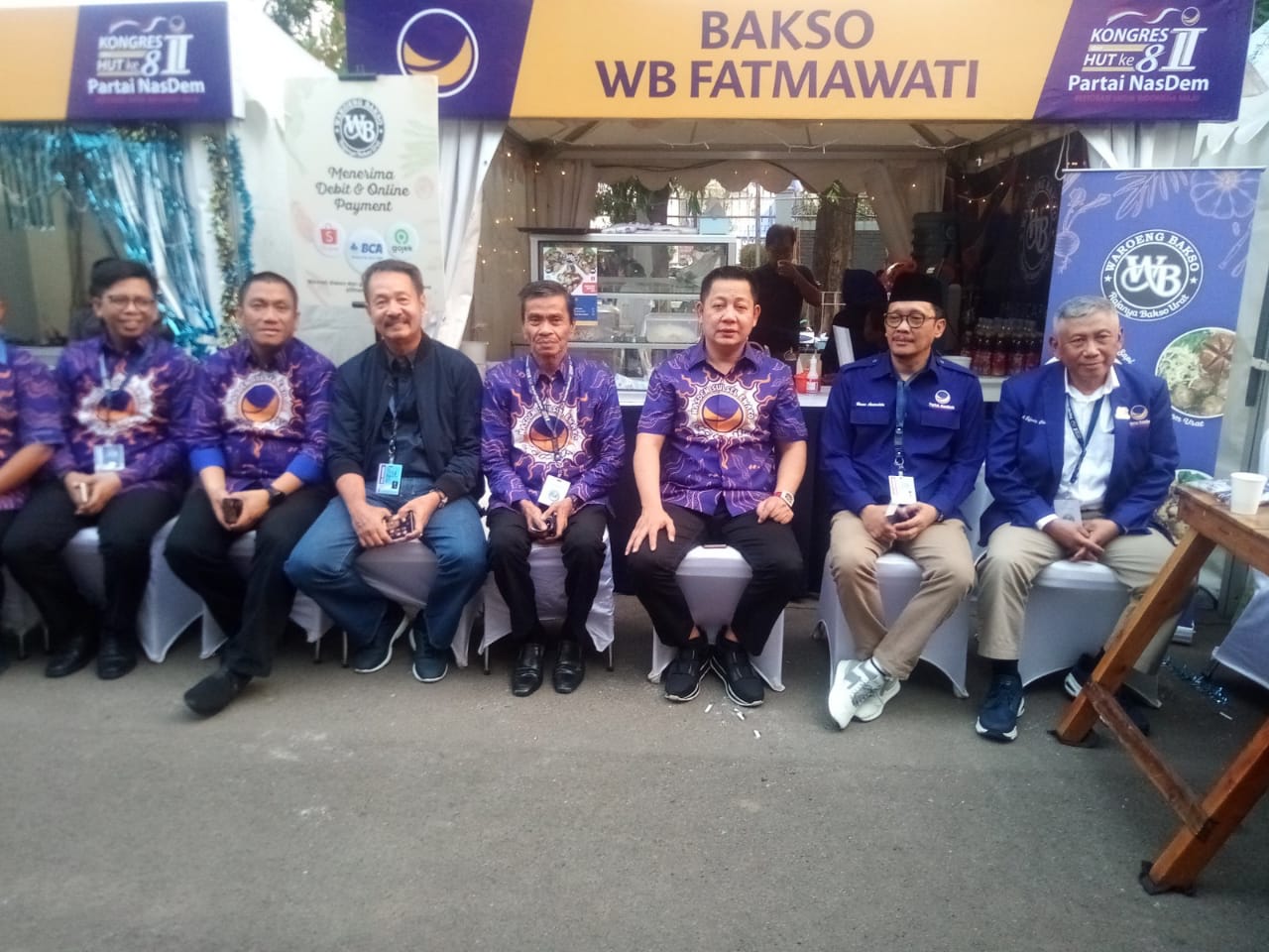Ketua Partai Nasdem Lutra Ikut Kongres II