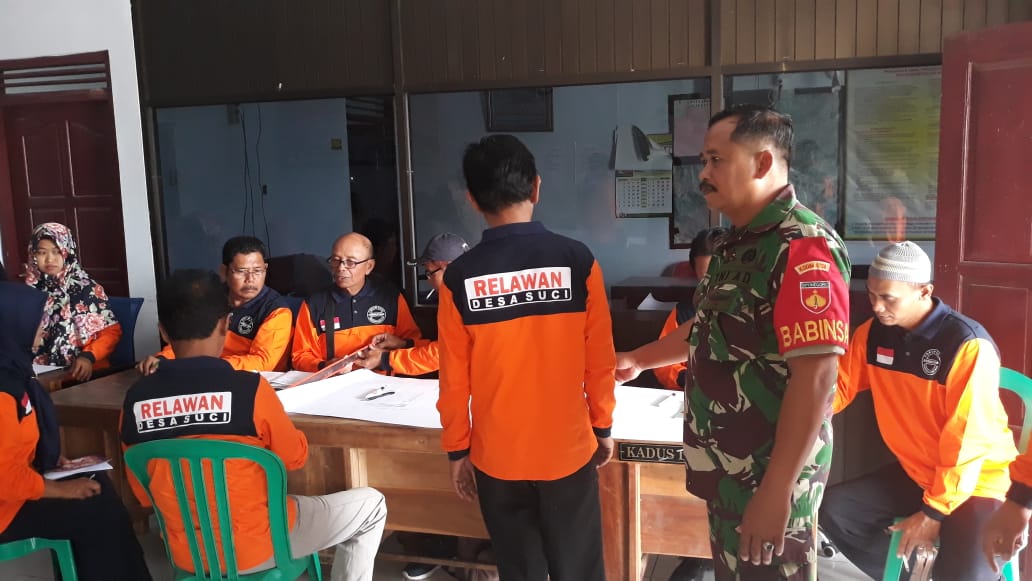Demi Terwujudnya Desa Tangguh,Ini Pesan Babinsa Desa Suci