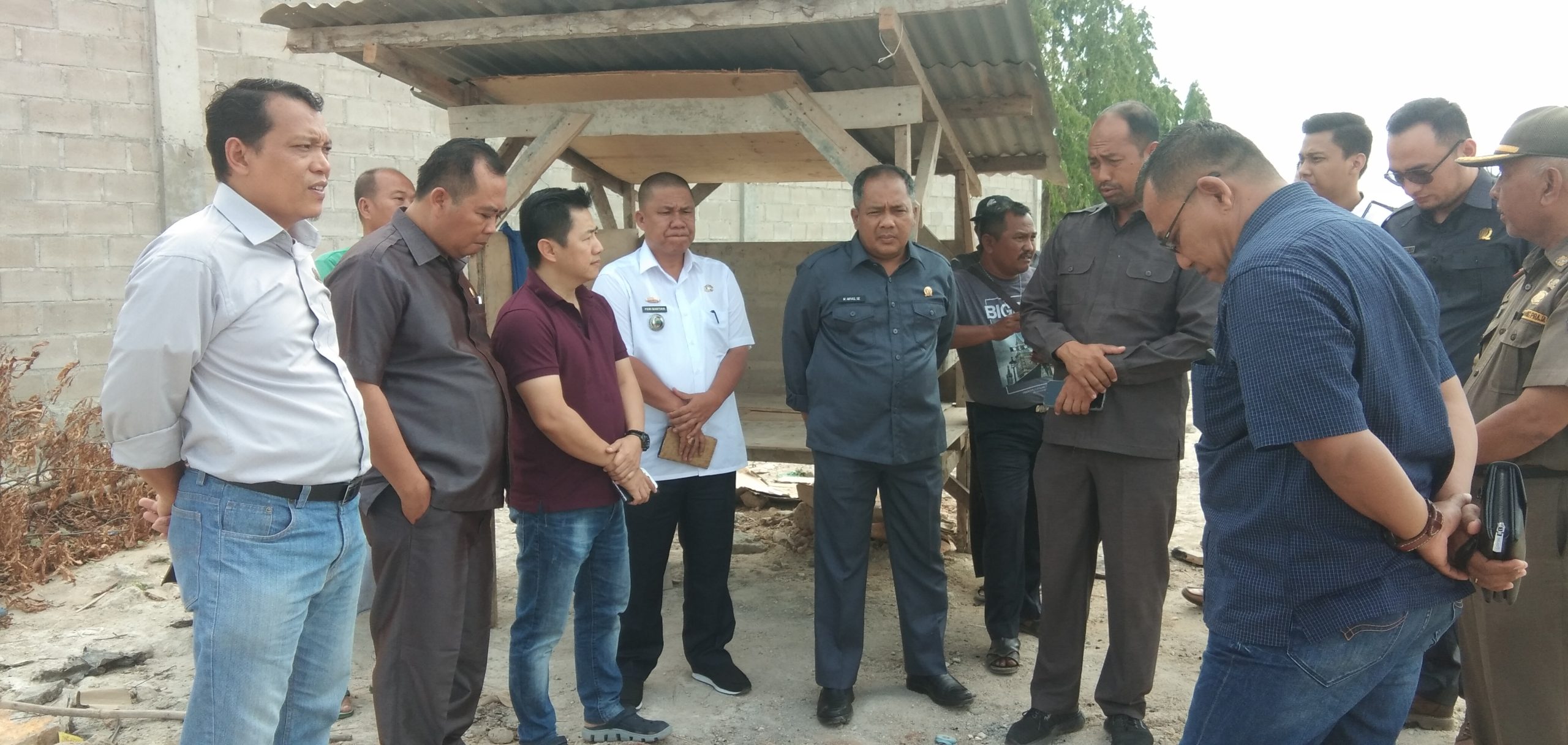 Komisi III DPRD Lamsel Hentikan Penimbunan Lahan Di Kecamatan Natar
